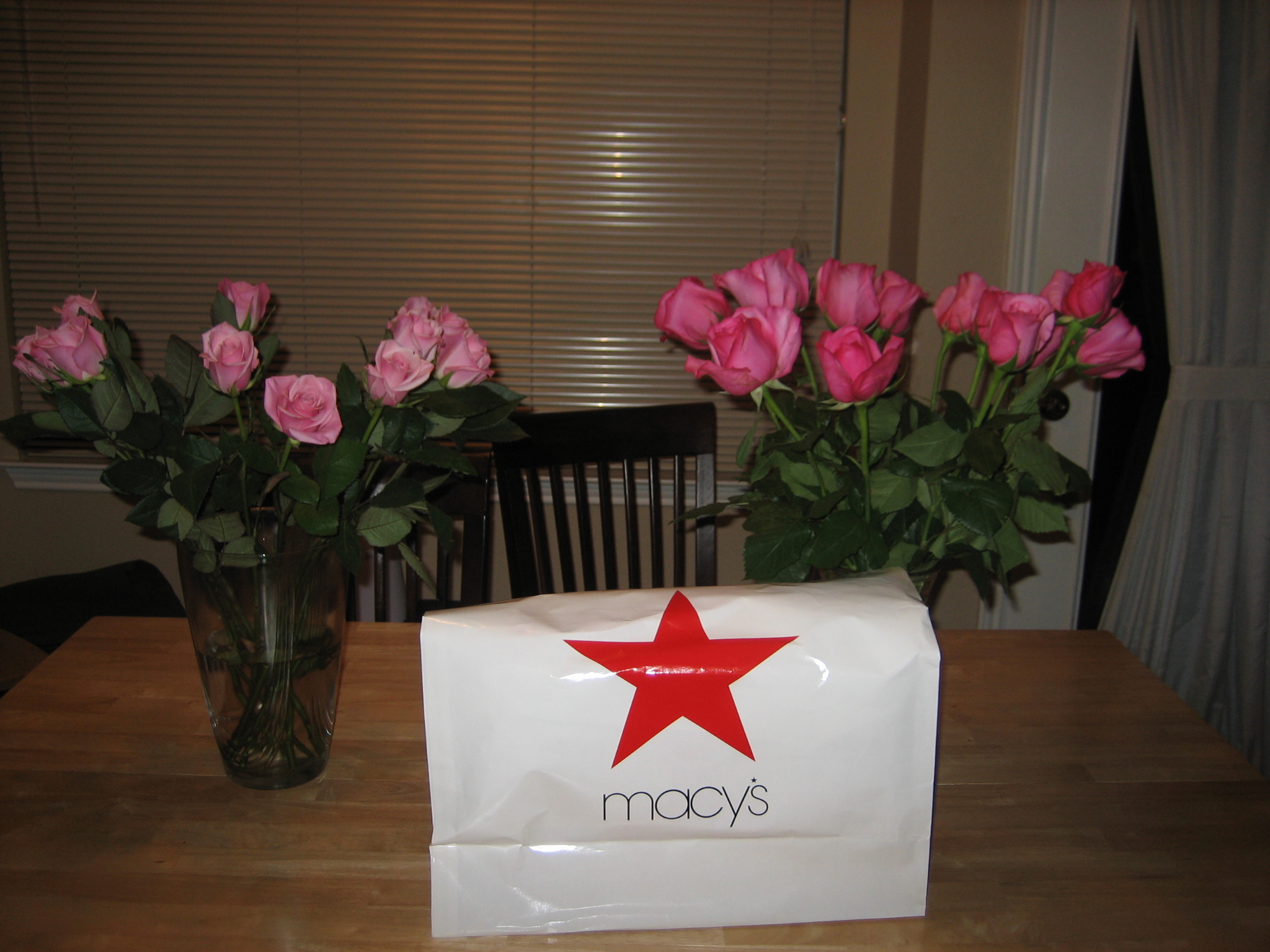bee-you-tee-ful flowers from my son, daught & hubby! (perfum in bag)